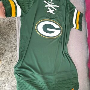 Greenbay Packers Sports Jersey with White Laces